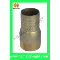 Brass NPT to Bsp Kc Nipple with Collar